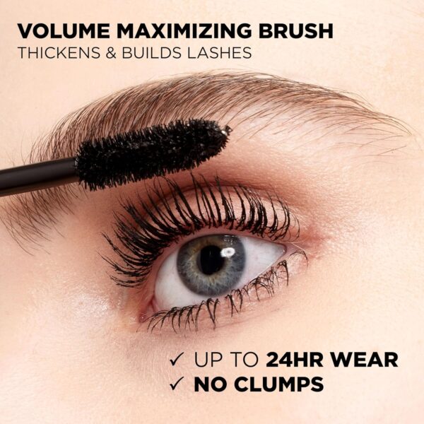 L'Oréal Paris Voluminous Original Mascara, Black, 0.28 fl. oz. - Image 4