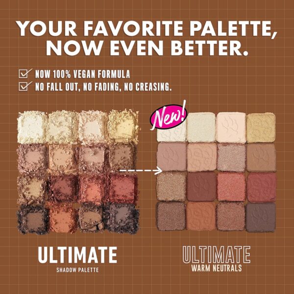 NYX PROFESSIONAL MAKEUP, Ultimate Shadow Palette, Eyeshadow Palette - Warm Neutrals - Image 3